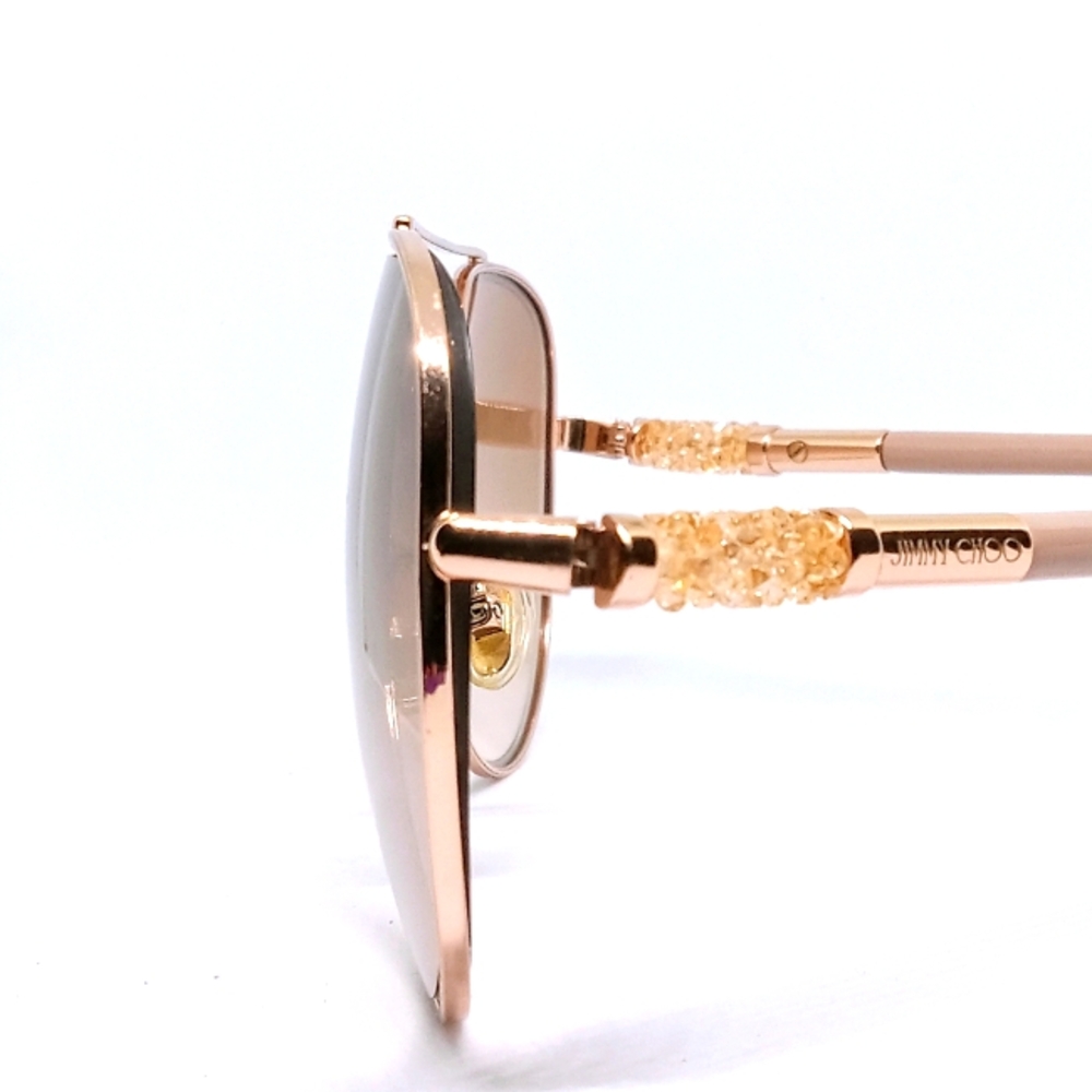 JIMMY CHOO "GRAY/S" SUNGLASSES WITH NON- PRESCRIPTION LENS: - Picture 5 of 15